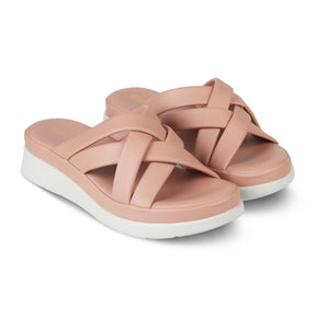 Tresmode-The Breeze Pink Women's Casual Wedge Heel Sandals Tresmode-Tresmode