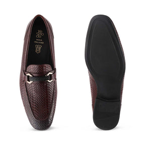 The Cytom Tan Men's Leather Loafers Online at Tresmode.com