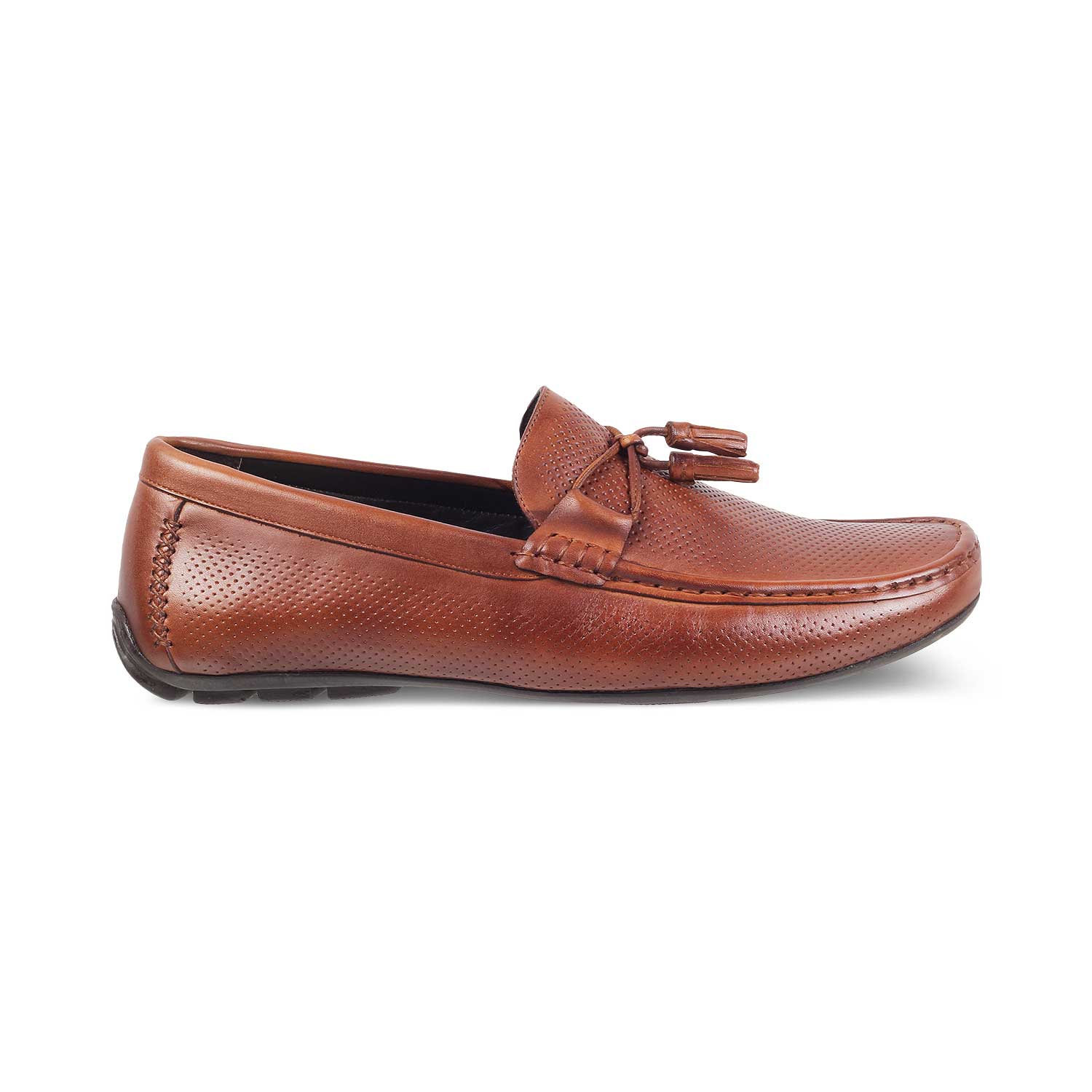 Otie Brown Men's Leather Loafers Online at Tresmode.com