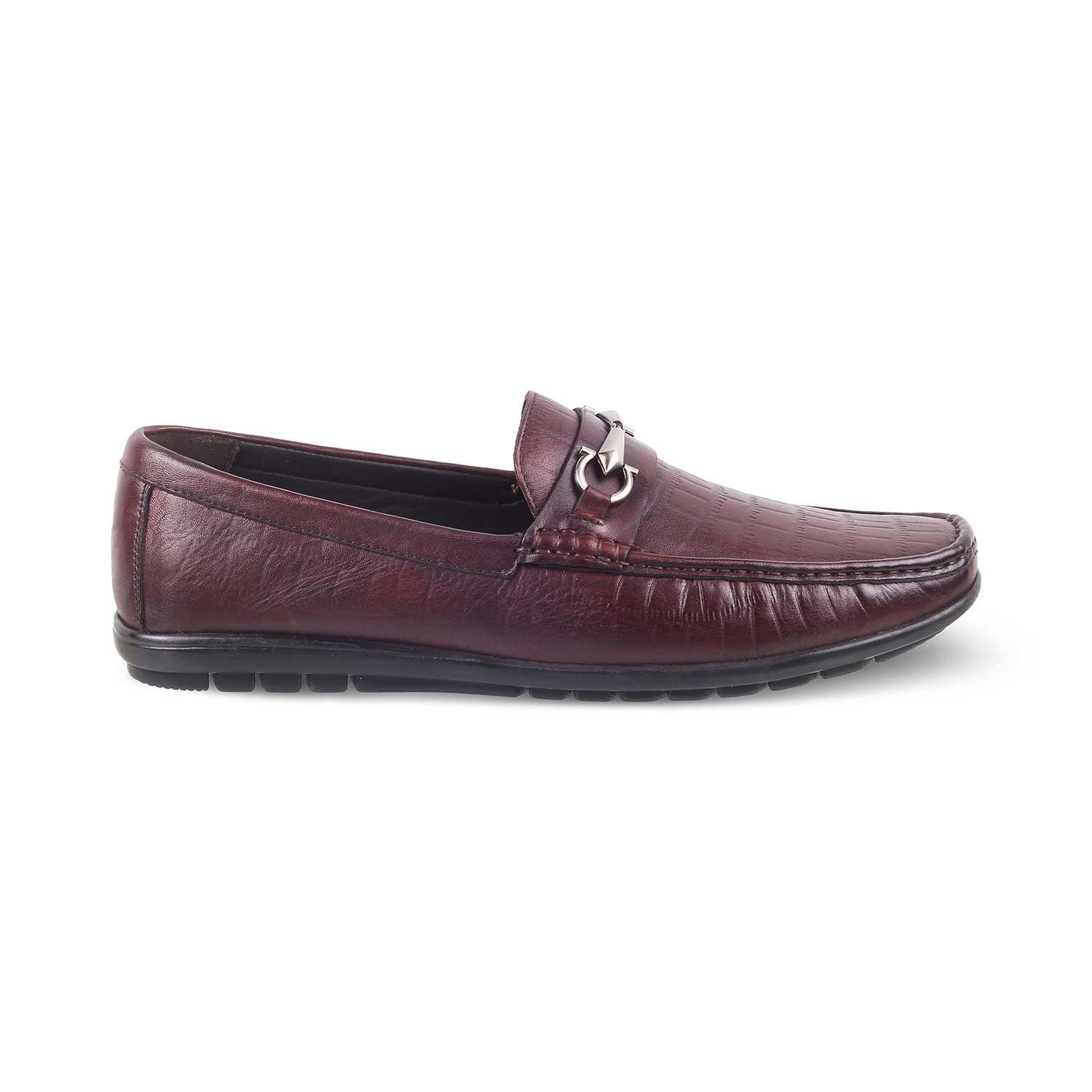 The Accademia Brown Men's Leather Loafers Tresmode - Tresmode