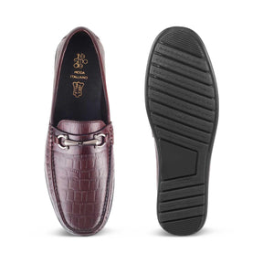 The Accademia Brown Men's Leather Loafers Tresmode - Tresmode