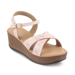 The Avignon Pink Women's Dress Wedge Sandals Tresmode - Tresmode