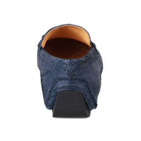 The Billion Blue Men's Leather Driving Loafers Tresmode - Tresmode