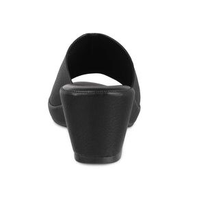 The Brixy Black Women's Casual Block Heel Sandals Tresmode - Tresmode