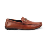 The Cegold Tan Men's Leather Driving Loafers Tresmode - Tresmode
