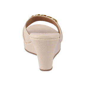 The Chain New Beige Women's Dress Wedge Sandals Tresmode - Tresmode