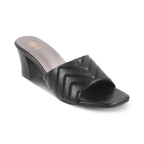 The Colma Black Women's Dress Block Heel Sandals Tresmode - Tresmode