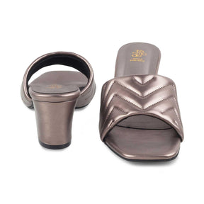 The Colma Pewter Women's Dress Block Heel Sandals Tresmode - Tresmode