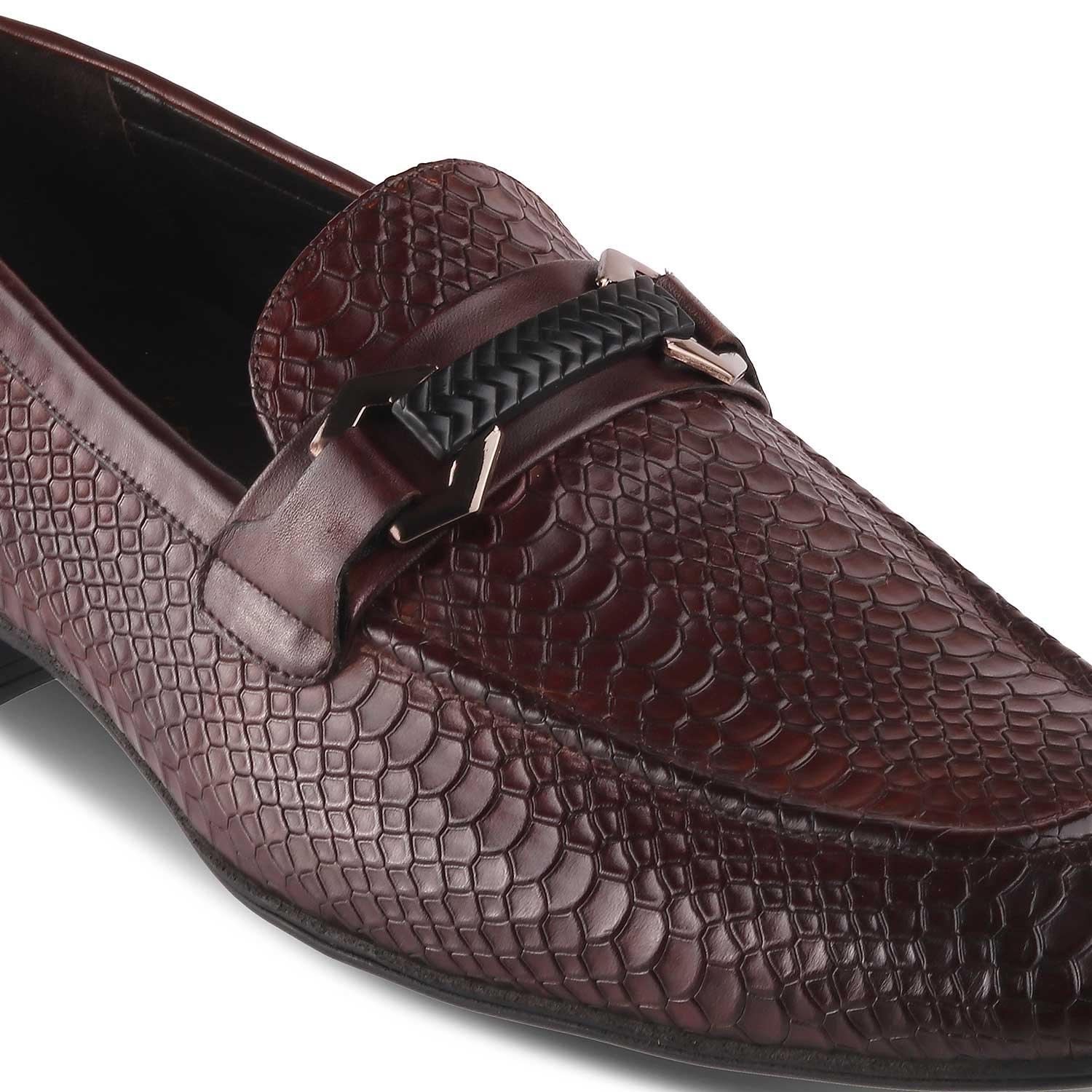 Buy Cytom Tan Men's Leather Loafers Online at Tresmode
