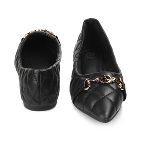 The Delta Black Women's Dress Ballerinas Flats - Tresmode