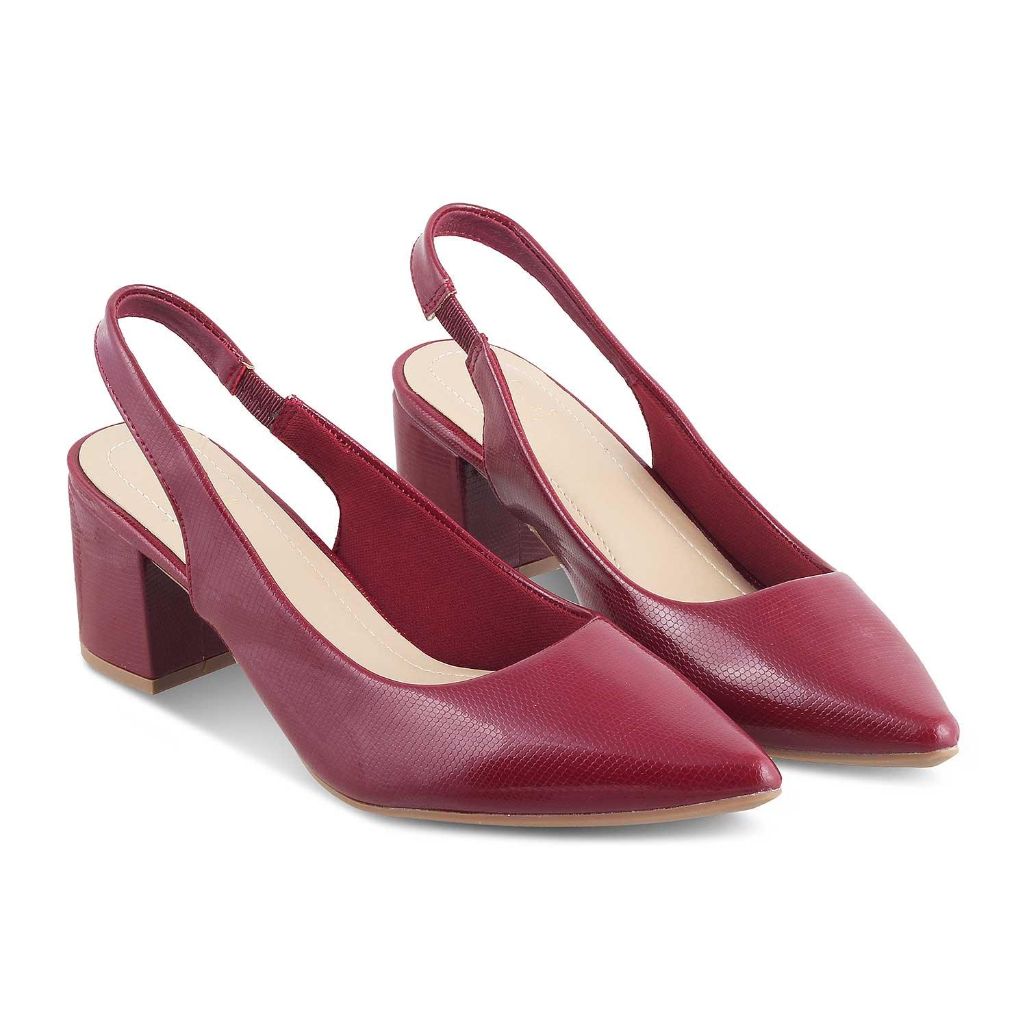 The Edmonton Wine Women's Dress Slingback Pumps Tresmode - Tresmode