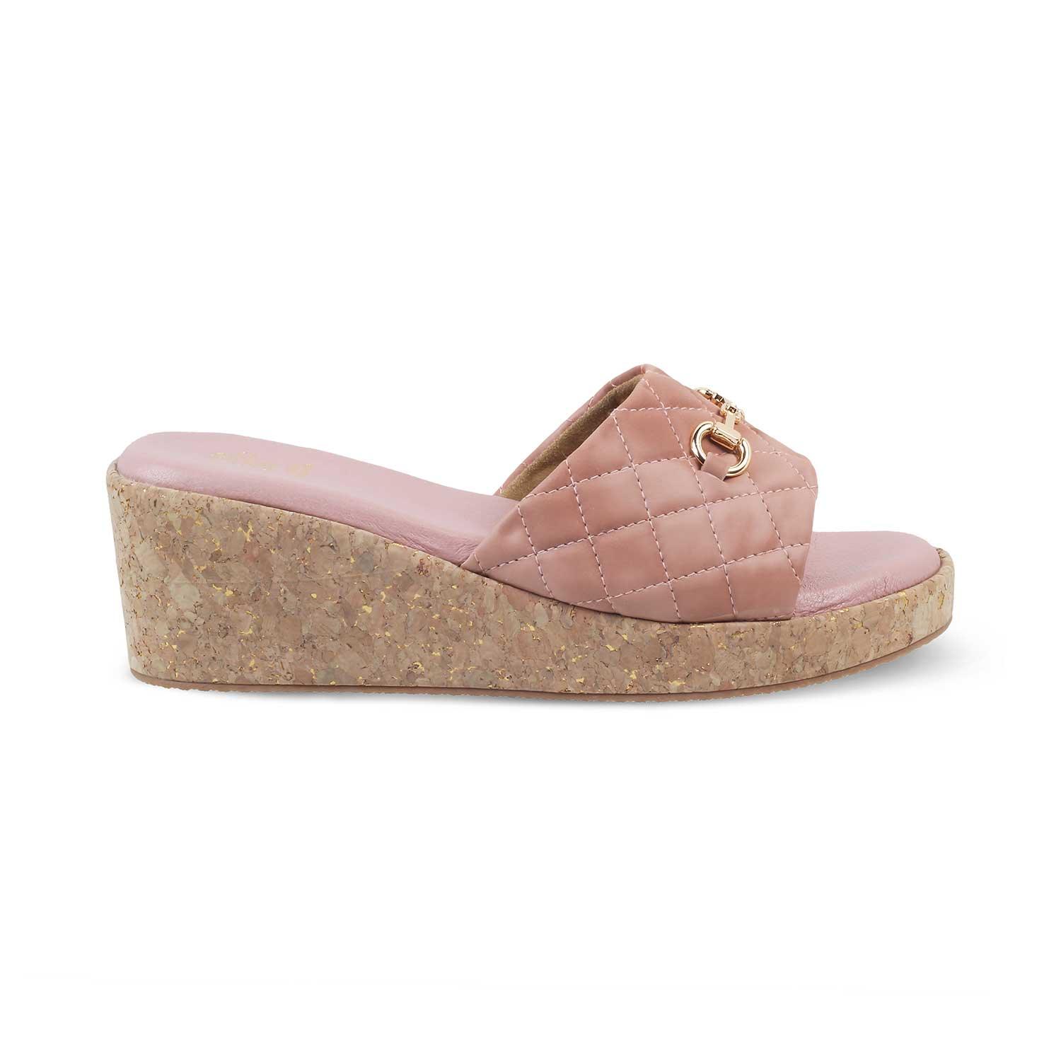 Buy Pink Women's Wedges The Ela Pink Tresmode