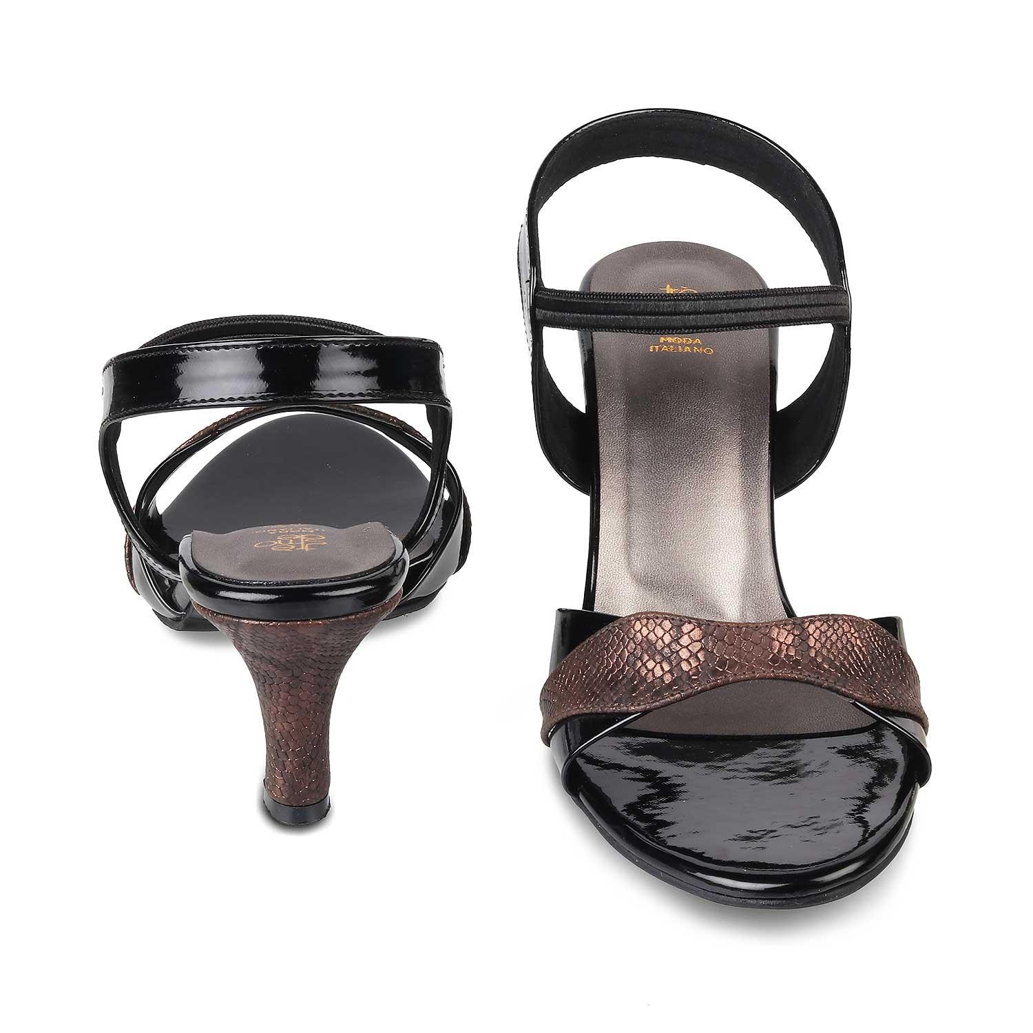 The Mainz Bronze Women's Dress Heel Sandals Tresmode - Tresmode