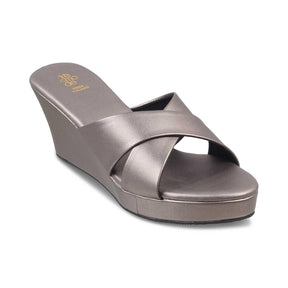 The Montpr Pewter Women's Dress Wedge Sandals Tresmode - Tresmode