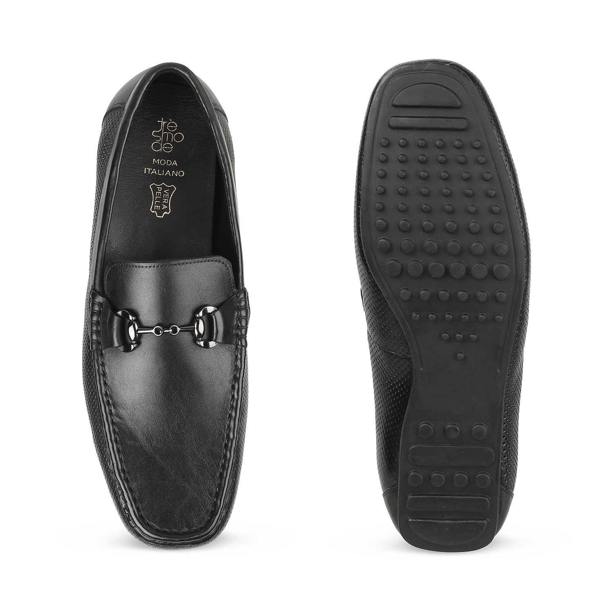 The Totie Tan Men's Leather Driving Loafers Tresmode