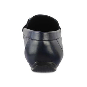 The Rottervam Navy Mens Driving Leather Loafer - Tresmode