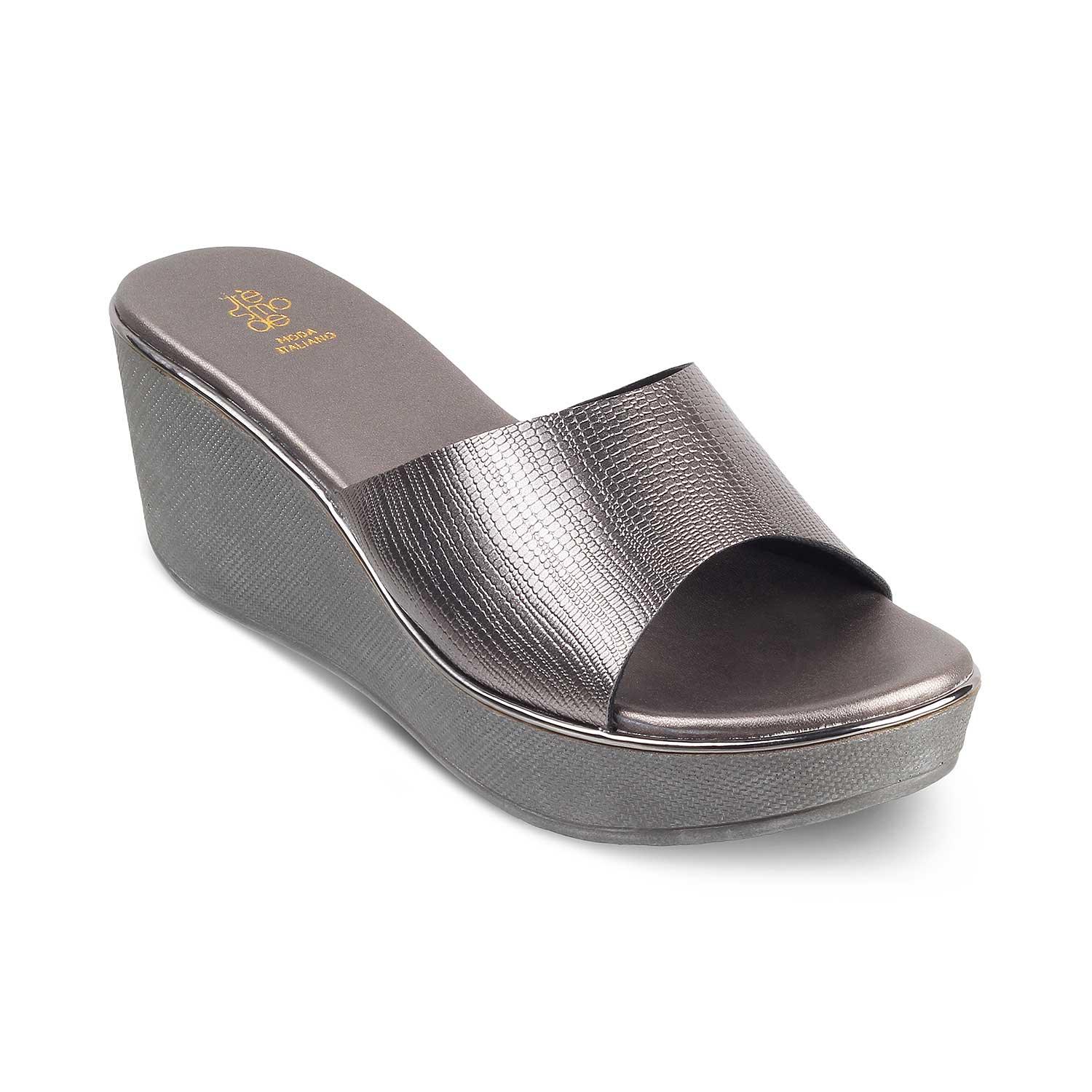 Buy Pewter Women's Wedges The Sanle Pewter Tresmode