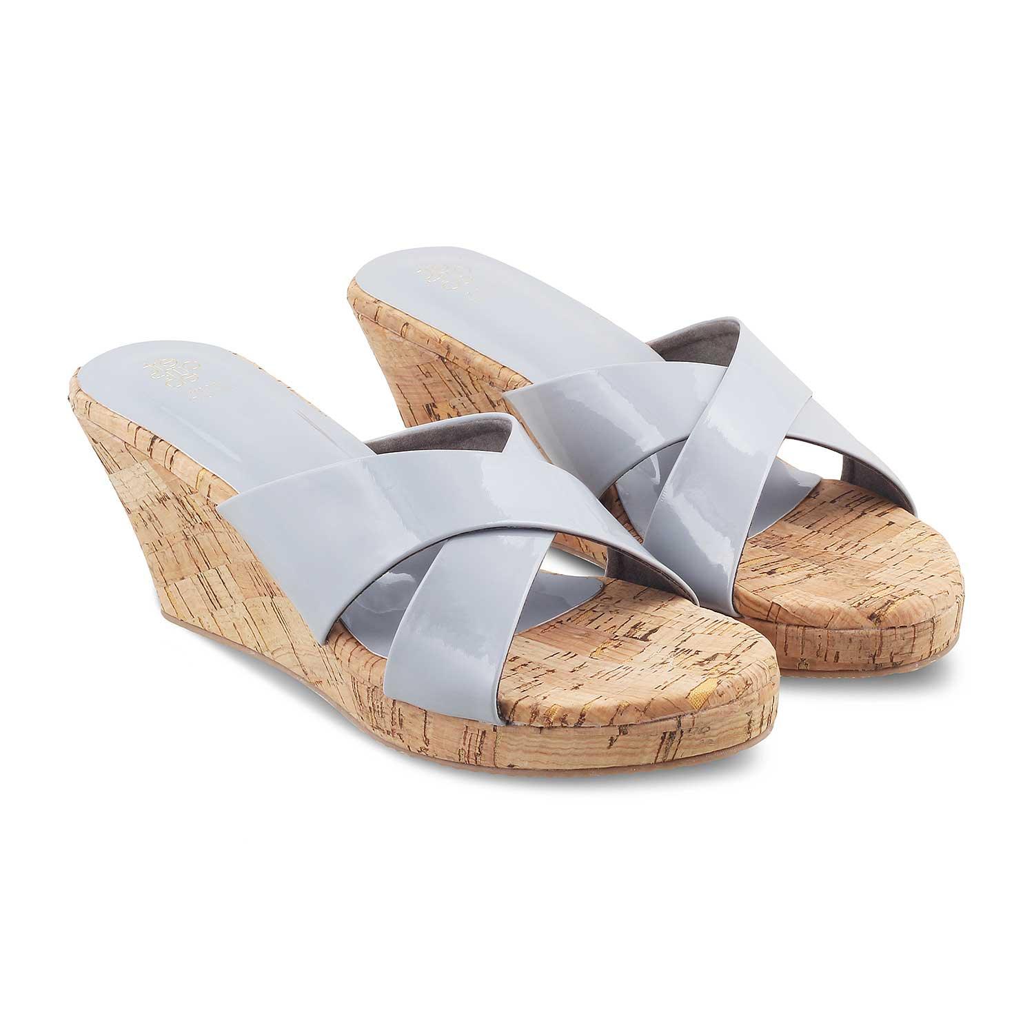 The Simmy Grey Women's Dress Wedges Tresmode - Tresmode