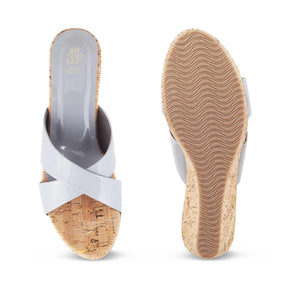 The Simmy Grey Women's Dress Wedges Tresmode - Tresmode