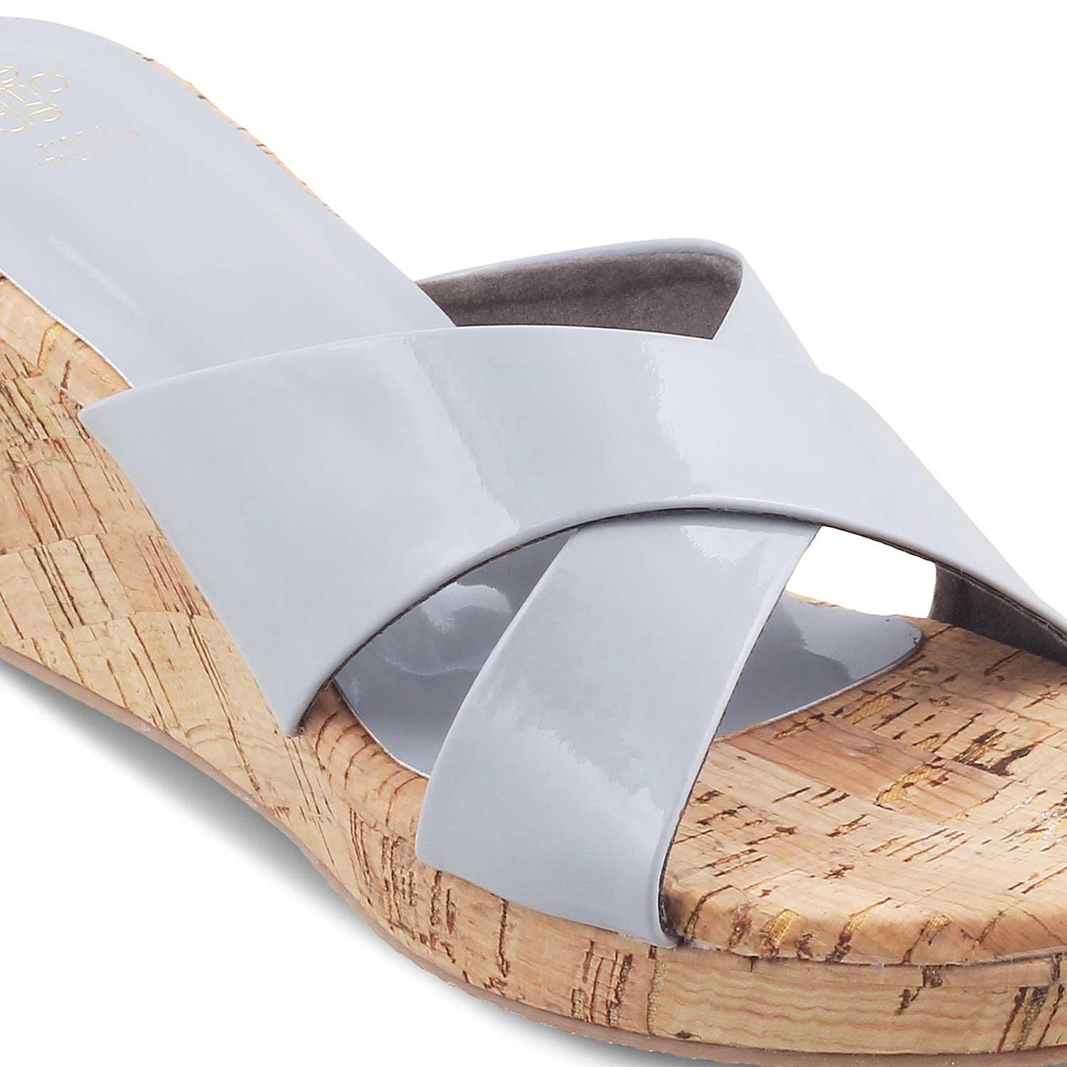 The Simmy Grey Women's Dress Wedges Tresmode - Tresmode