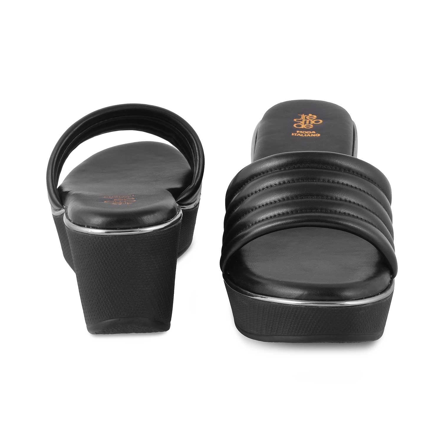 Buy Black Women's Wedges The Skledge Black Tresmode