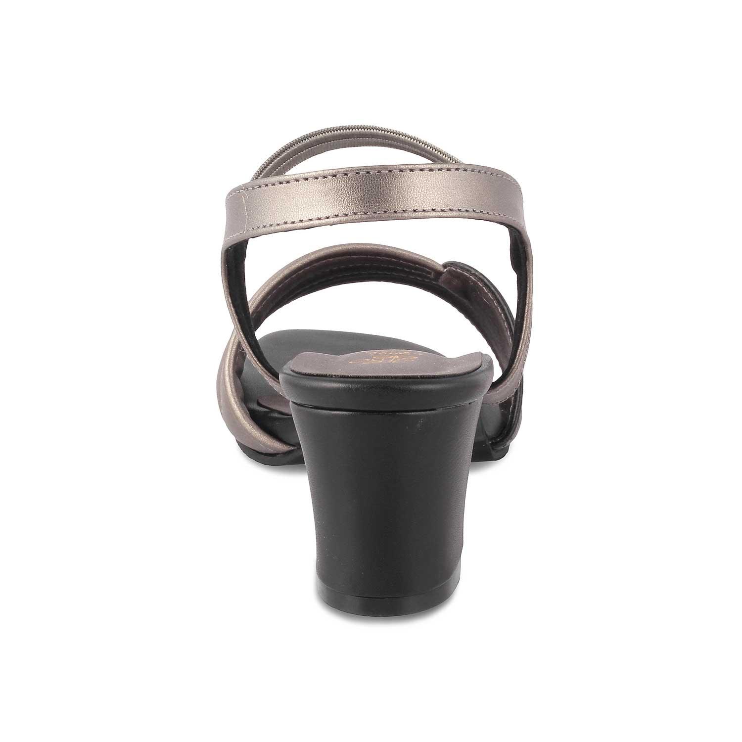 The Slo Black Women's Dress Block Heel Sandals Tresmode - Tresmode