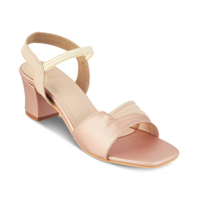 The Slo Pink Women's Dress Block Heel Sandals Tresmode - Tresmode