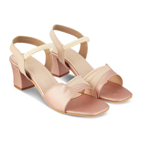 The Slo Pink Women's Dress Block Heel Sandals Tresmode - Tresmode