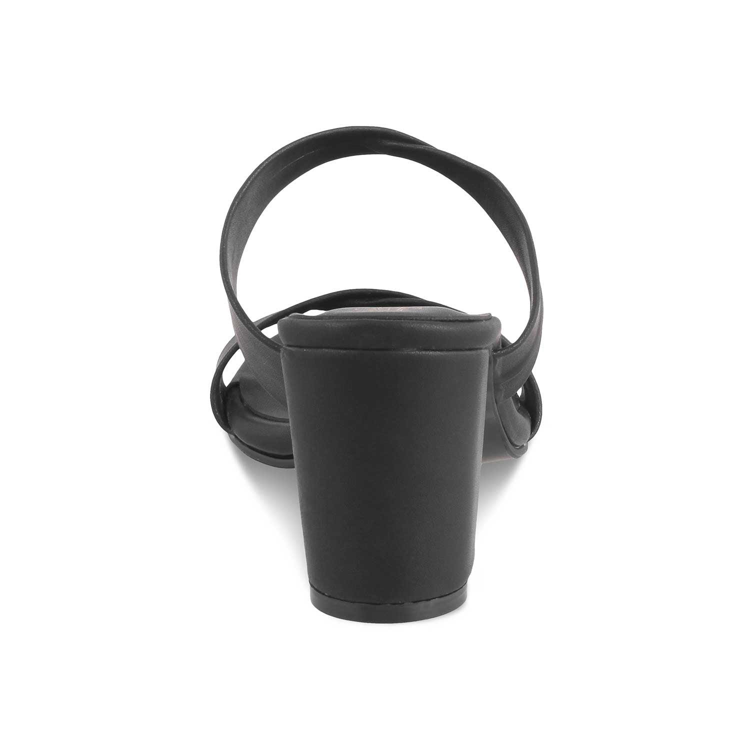 The Sofia Black Women's Casual Block Heel Sandals Tresmode - Tresmode