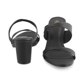 The Sofia Black Women's Casual Block Heel Sandals Tresmode - Tresmode