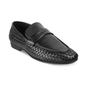 The Sydney Black Men's Leather Loafers - Tresmode