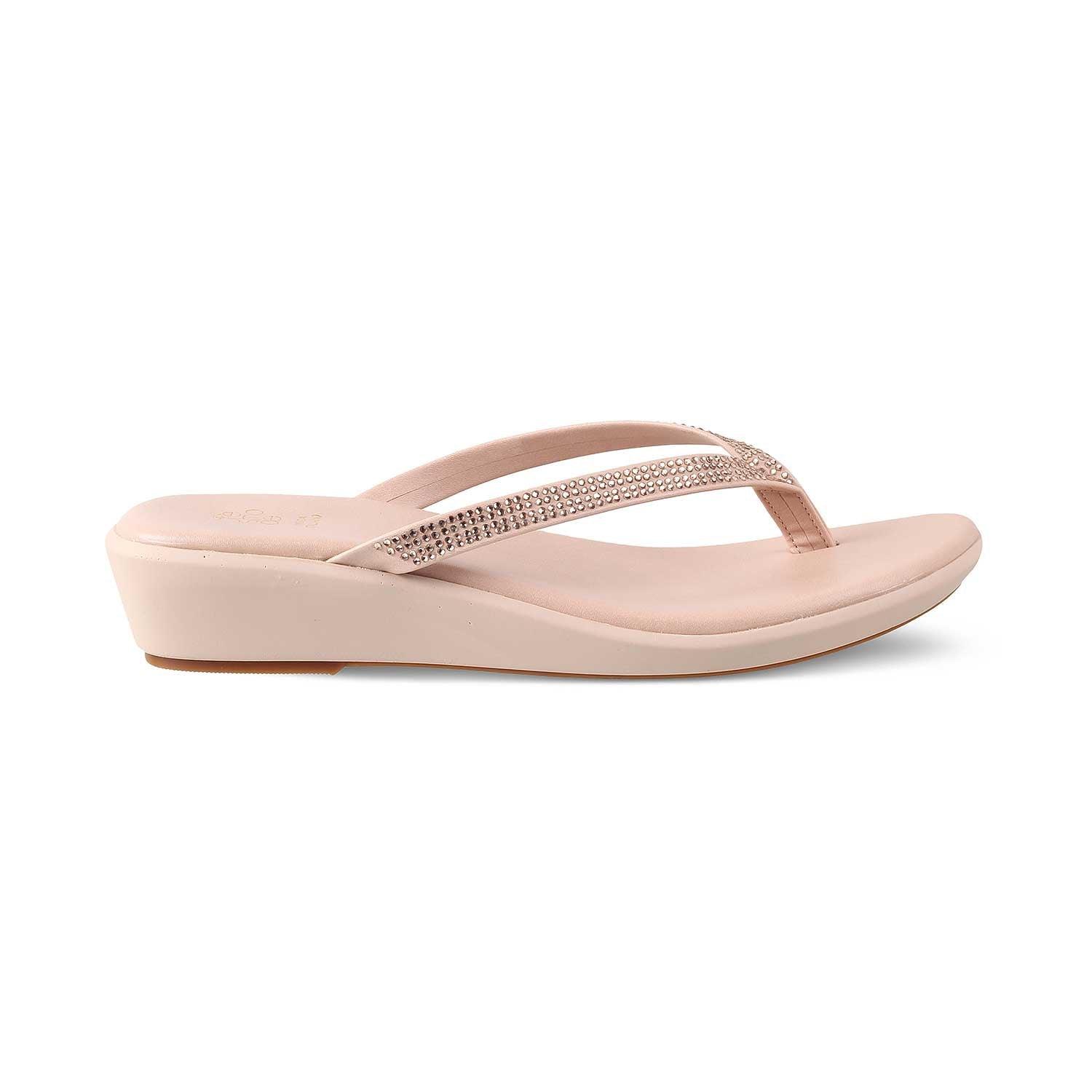 The Valencia Pink Women's Dress Wedge Sandals Tresmode - Tresmode