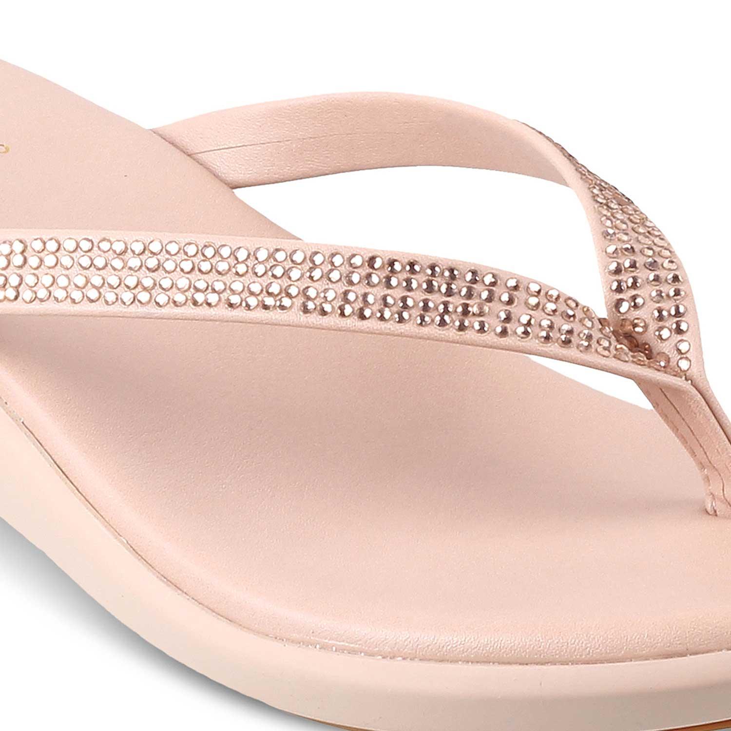 The Valencia Pink Women's Dress Wedge Sandals Tresmode - Tresmode