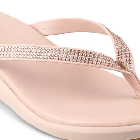 The Valencia Pink Women's Dress Wedge Sandals Tresmode - Tresmode