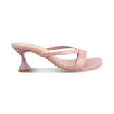 Sondres Pink Women's Dress Block Heel Sandals Online at Tresmode
